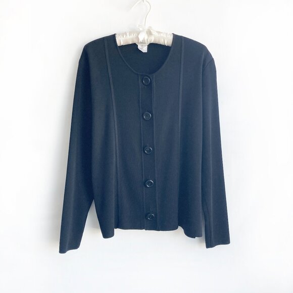 Misook Sweaters - Exclusively Misook Cardigan with Big Buttons